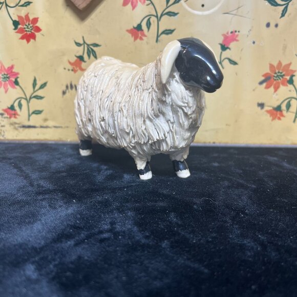 vintage sheep handmade pottery lamb - Picture 7 of 7